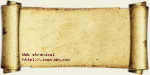 Tamara Kovlenić vizit kartica